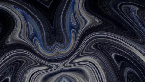 Monochrome Neon Fluid Flow Seamless Loop Motion Background Stock Footage 340638852