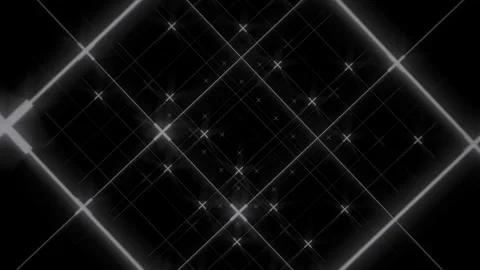 Monochrome Neon Grid Loop Stock Footage 330977256
