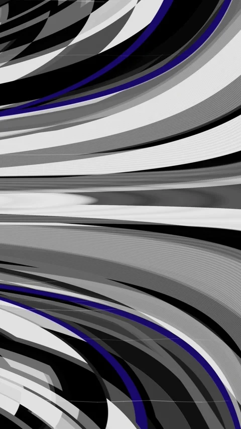 Monochrome Optical Distortion Wave Background Video Stock Footage 347577345