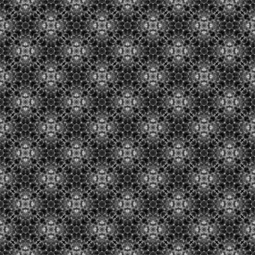 Monochrome ornamemtal pattern Stock Illustration