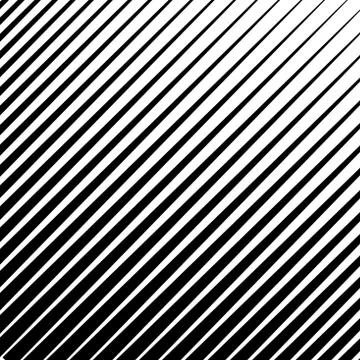 Monochrome, parallel lines abstract geometric pattern. EPS 10 vector Illustrazione stock