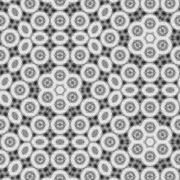 Monochrome pattern design for floor tiles Illustrazione stock