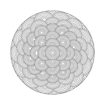 Monochrome pattern design Illustrazione stock