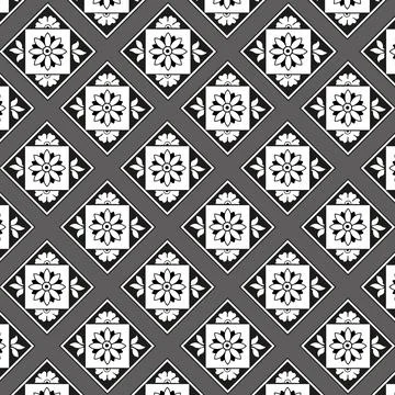 A monochrome pattern with squares Stock Illustration