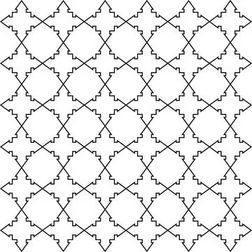 Monochrome pattern with thin lines. Linear texture Stock Illustration