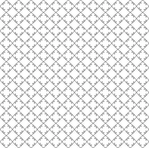 Monochrome pattern with thin lines. Linear texture Stock Illustration
