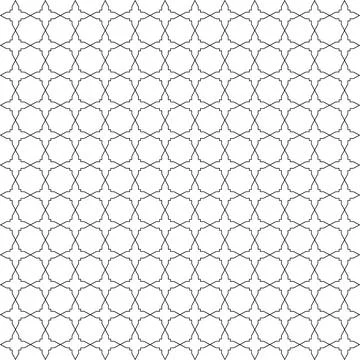Monochrome pattern with thin lines. Linear texture Stock Illustration