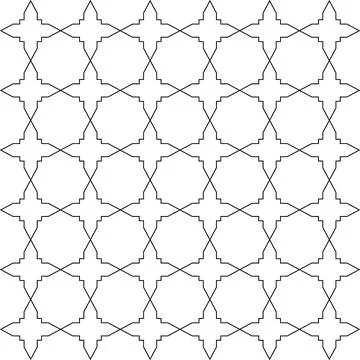 Monochrome pattern with thin lines. Linear texture Stock Illustration
