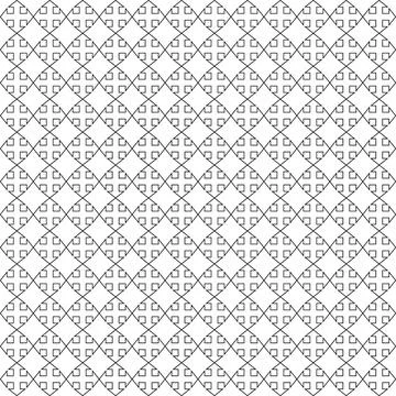 Monochrome pattern with thin lines. Linear texture Stock Illustration