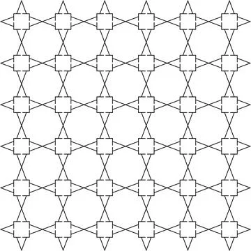 Monochrome pattern with thin lines. Linear texture Stock Illustration