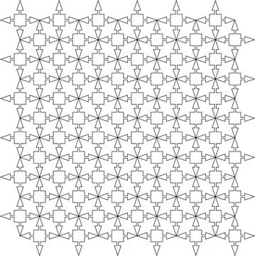 Monochrome pattern with thin lines. Linear texture Stock Illustration