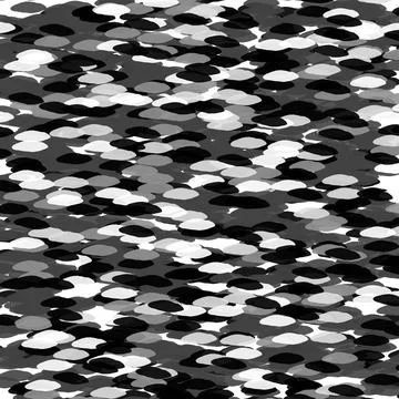 Monochrome Pebble Camouflage Pattern Abstract Background Stock Illustration