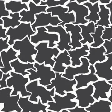 Monochrome pieces seamless pattern Stock Illustration