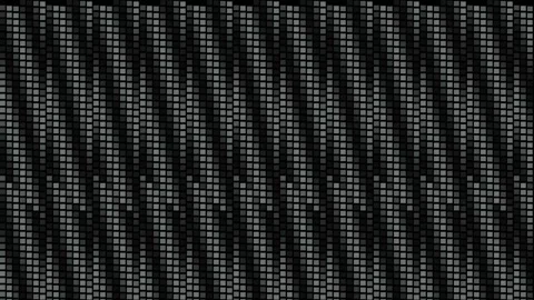 Monochrome pixel grid with shifting gray square patterns Stock Footage 335937974