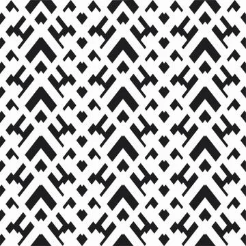 Monochrome pixel seamless texture Stock Illustration