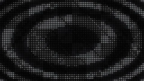 Monochrome pixelated grid wave digital background Stock Footage 335938028