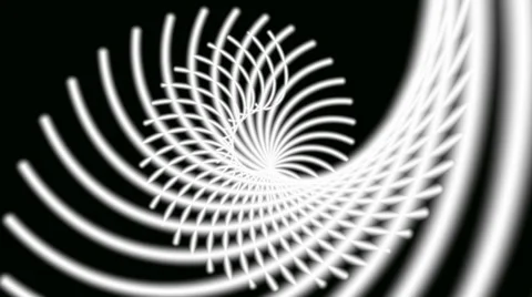Monochrome pulsing line Stock Footage 28597846
