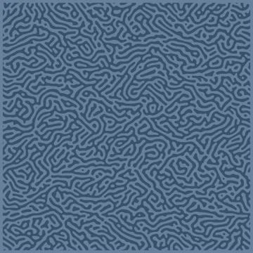 Monochrome reaction diffusion seamless pattern. Stock Illustration