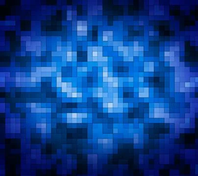 Monochrome rectangle geometric blue abstract gradient  background Stock Illustration