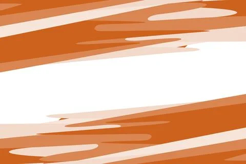 Monochrome rectangular frame from brush strokes in trendy orange tints with copy イラスト素材