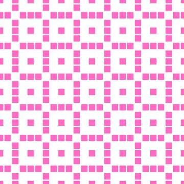 Monochrome repeatable pattern with structure of squares Stock Illustration