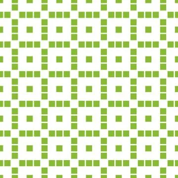 Monochrome repeatable pattern with structure of squares Stock Illustration