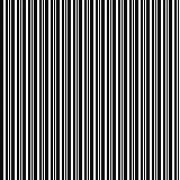 Monochrome repeating barcode stripe design pattern Stock Illustration