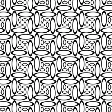 Monochrome repeating ellipse pattern イラスト素材