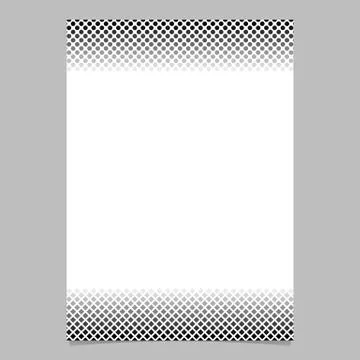 Monochrome retro abstract halftone pattern poster template Иллюстрация
