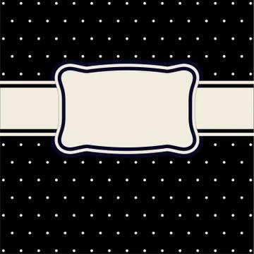 Monochrome retro vector background. Stock Illustration