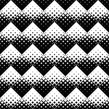 Monochrome seamless abstract diagonal square pattern background Stock Illustration