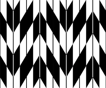 Monochrome Seamless Japanese pattern representing arrows Illustrazione stock