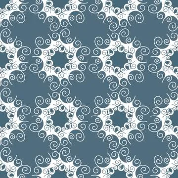 Monochrome seamless pattern. Abstract geometric background with hexagonal motif Stock Illustration