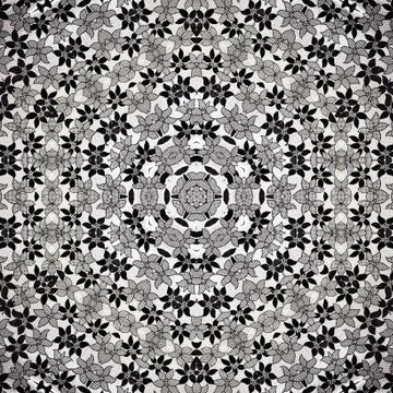 Monochrome seamless pattern background.Unique logo. Seamless pattern with a g Stock Illustration