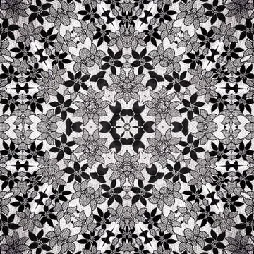 Monochrome seamless pattern background.Unique logo. Seamless pattern with a g Stock Illustration