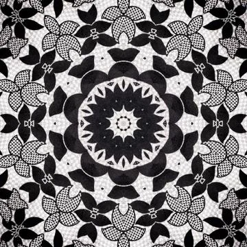 Monochrome seamless pattern background.Unique logo. Seamless pattern with a g Stock Illustration