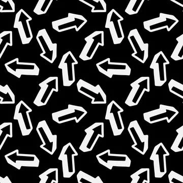 Monochrome Seamless pattern with cursor.Vector illustration 스톡 일러스트