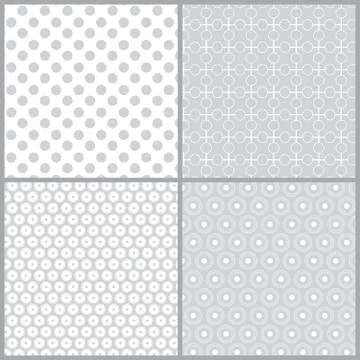 Monochrome seamless pattern Illustration