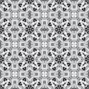 Monochrome seamless pattern Stock Illustration