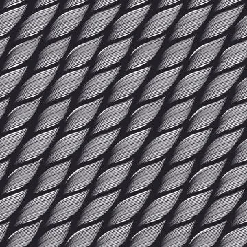 Monochrome seamless pattern Stock Illustration