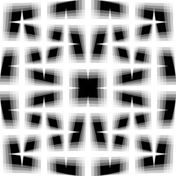 Monochrome seamless pattern of interlaced fading lines. Grid, mesh seamlessly Stock Illustration