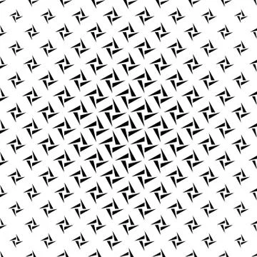 Monochrome seamless polygon pattern Illustrazione stock