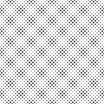 Monochrome seamless rounded square pattern background design Stock Illustration