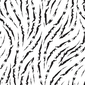 Monochrome seamless vector pattern of corners and flowing lines with torn edges 스톡 일러스트