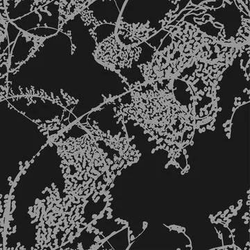Monochrome seamless vector texture with grunge spotted graphics. Stock Illustration