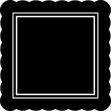 Monochrome Simple emblem mark Stock Illustration