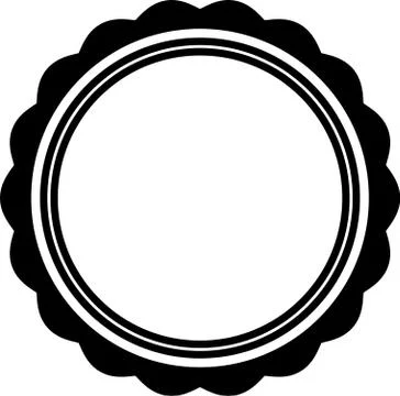 Monochrome Simple emblem mark Stock Illustration