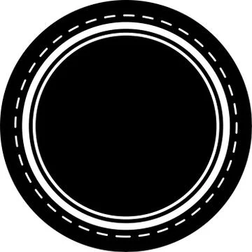 Monochrome Simple emblem mark Stock Illustration