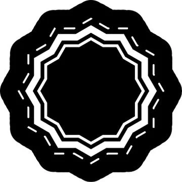 Monochrome Simple emblem mark Stock Illustration