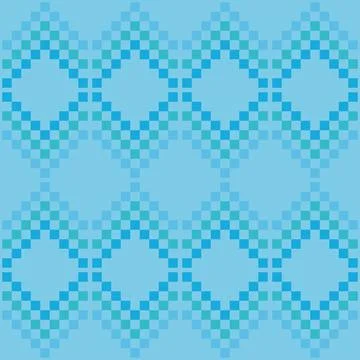 Monochrome sky vintage square pattern Stock Illustration
